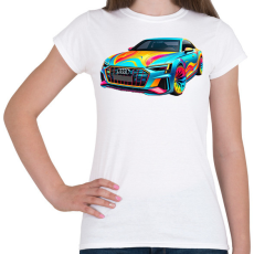 PRINTFASHION Audi - Női póló - Fehér