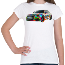 PRINTFASHION Audi - Női póló - Fehér női póló