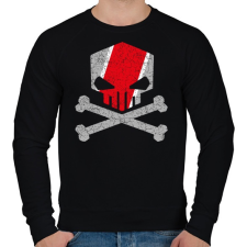 PRINTFASHION AUDI quattro RS koponya - Férfi pulóver - Fekete férfi pulóver, kardigán