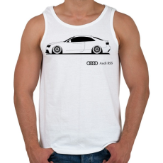 PRINTFASHION AUDI RS5 - Férfi atléta - Fehér