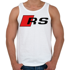 PRINTFASHION Audi RS - Férfi atléta - Fehér