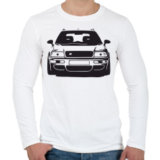 PRINTFASHION Audi RS - Férfi hosszú ujjú póló - Fehér