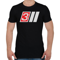 PRINTFASHION AUDI S3 - Férfi póló - Fekete
