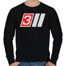 PRINTFASHION AUDI S3 - Férfi pulóver - Fekete