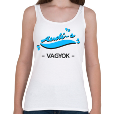 PRINTFASHION Audi-s vagyok autós póló - Női atléta - Fehér