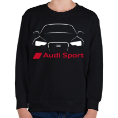 PRINTFASHION Audi Sport - Gyerek pulóver - Fekete