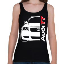 PRINTFASHION Audi TT - Női atléta - Fekete női trikó