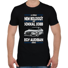 PRINTFASHION Audiban sírni jobb mint csak úgy! - Férfi póló - Fekete férfi póló