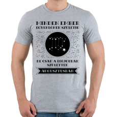 PRINTFASHION Augusztus: Szűz - Férfi póló - Sport szürke