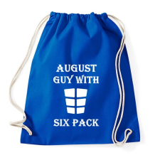 PRINTFASHION Augusztusban született kockás hasú - Sportzsák, Tornazsák - Bright royal tornazsák