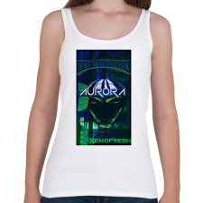 PRINTFASHION Aurora - Női atléta - Fehér női trikó