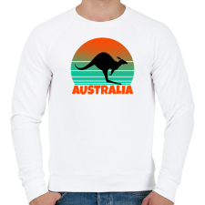 PRINTFASHION AUSTRALIA - Férfi pulóver - Fehér férfi pulóver, kardigán