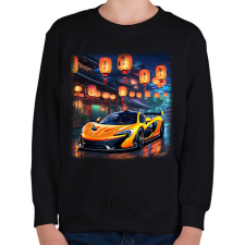 PRINTFASHION autó 2 - Gyerek pulóver - Fekete gyerek pulóver, kardigán