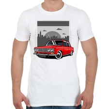 PRINTFASHION Autó  - Férfi póló - Fehér férfi póló