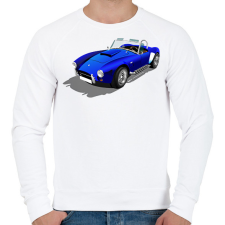 PRINTFASHION Autó - Férfi pulóver - Fehér férfi pulóver, kardigán