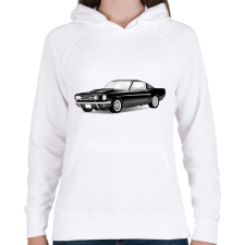 PRINTFASHION Autó  - Női kapucnis pulóver - Fehér női pulóver, kardigán