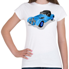 PRINTFASHION Autó - Női póló - Fehér női póló