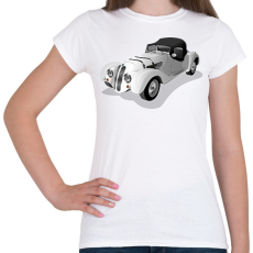 PRINTFASHION Autó - Női póló - Fehér