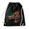PRINTFASHION Autó  - Sportzsák, Tornazsák - Fekete