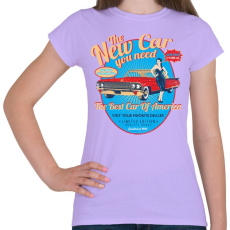 PRINTFASHION Autókereskedő - Női póló - Viola