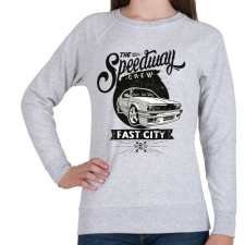 PRINTFASHION Autópálya - Női pulóver - Sport szürke női pulóver, kardigán