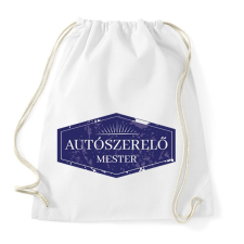 PRINTFASHION Autószerelő mester - Sportzsák, Tornazsák - Fehér tornazsák