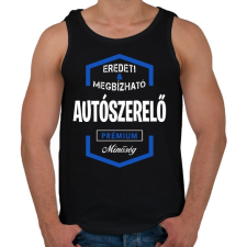 PRINTFASHION Autószerelő prémium minőség - Férfi atléta - Fekete atléta, trikó