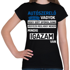 PRINTFASHION AUTÓSZERELŐ VAGYOK... - Női póló - Fekete női póló