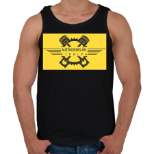 PRINTFASHION Autószerelők királya - Férfi atléta - Fekete atléta, trikó