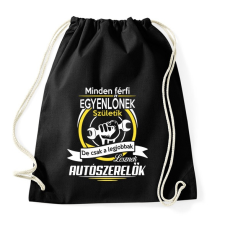 PRINTFASHION Autószerelők - Sportzsák, Tornazsák - Fekete tornazsák