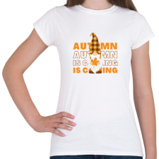 PRINTFASHION Autumn is coming - Női póló - Fehér női póló