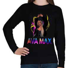 PRINTFASHION AVA MAX 4 - Női pulóver - Fekete
