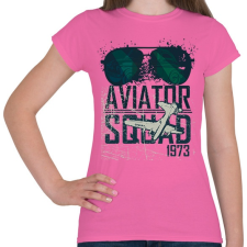 PRINTFASHION Aviator Squad 1973 - Női póló - Rózsaszín női póló