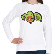 PRINTFASHION Avokádó amerikai foci - Női pulóver - Fehér női pulóver, kardigán