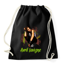 PRINTFASHION avril lavigne - Sportzsák, Tornazsák - Fekete tornazsák