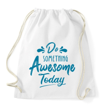 PRINTFASHION Awesome - Sportzsák, Tornazsák - Fehér tornazsák