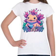 PRINTFASHION Axolotl - Női póló - Fehér