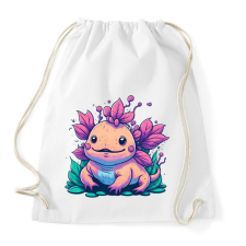 PRINTFASHION Axolotl - Sportzsák, Tornazsák - Fehér atléta, trikó