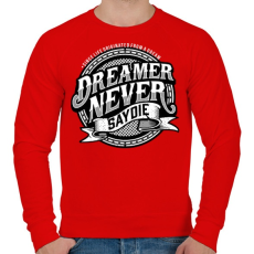 PRINTFASHION Az álmodozók - Férfi pulóver - Piros