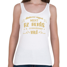 PRINTFASHION Az alvás a gyengéknek való - Állatorvos - Női atléta - Fehér