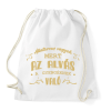 PRINTFASHION Az alvás a gyengéknek való - Állatorvos - Sportzsák, Tornazsák - Fehér