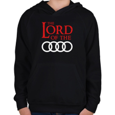 PRINTFASHION Az audik ura - Gyerek kapucnis pulóver - Fekete gyerek pulóver, kardigán