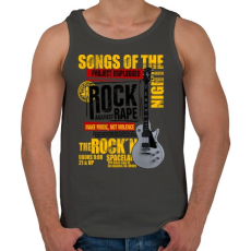 PRINTFASHION Az éj dala - Férfi atléta - Sötétszürke