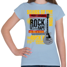 PRINTFASHION Az éj dala - Női póló - Világoskék női póló