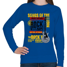 PRINTFASHION Az éj dala - Női pulóver - Királykék női pulóver, kardigán