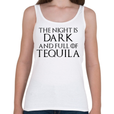 PRINTFASHION Az éj sötét és tele tequilával - Női atléta - Fehér