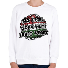 PRINTFASHION Az éjjel soha nem érhet véget - Gyerek pulóver - Fehér gyerek pulóver, kardigán