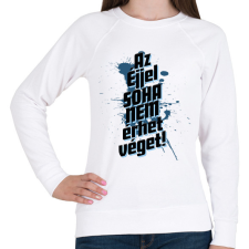 PRINTFASHION Az éjjel soha nem érhet véget! - Női pulóver - Fehér női pulóver, kardigán