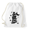 PRINTFASHION Az éjjel soha nem érthet vége! - Sportzsák, Tornazsák - Fehér