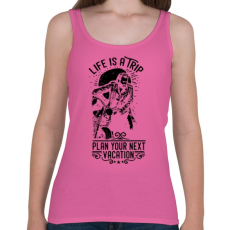 PRINTFASHION Az élet egy utazás - Női atléta - Rózsaszín